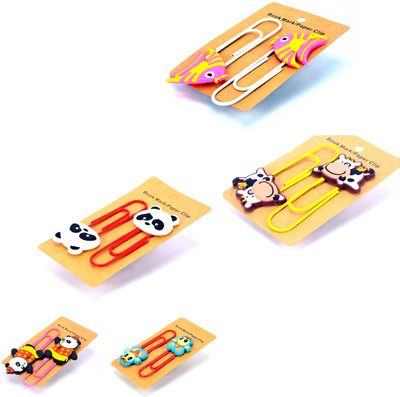 Enwraps Bookmark Small Metal Clip Bookmark(Cartoon, Multicolor)