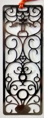 Temple Trees Abstract 1 Metal Bookmark Bookmark(General, Gold Plated)