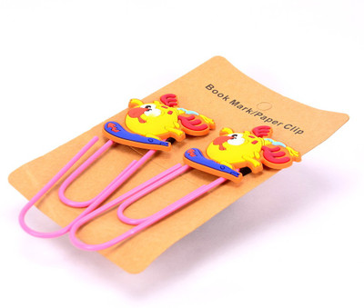 

Enwraps Surfing Cartoon 4 pcs Metal Clip Bookmark(Cartoon, Multicolor)