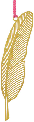 

Temple Trees Feather Metal Bookmark Bookmark(Feather, Gold Plated)