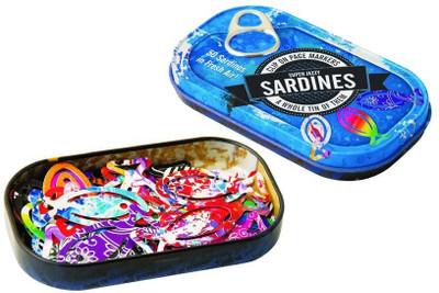 

If by Chitra Tin Of Sardines Clip Bookmark(Jazzy, Multicolor)