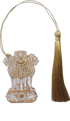 

Tepara Ashok Stambh Metal Bookmark(National, Golden, Yellow)