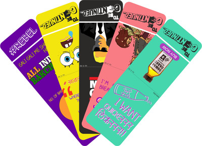 

To Be Continued Pack of 5 (3) Paper Bookmark(Colorfull, Multicolor)
