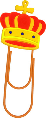 

Gayatri Creations CROWN METAL CLIPK Bookmark(CROWN, Orange, Yellow)