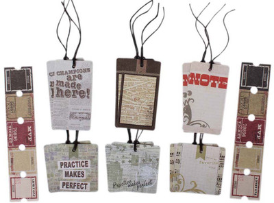 

Tootpado DIY Paper Tag Kit 24 Pieces - A Moment 2 (1n106)) Papermaking Kits Bookmark(Gift tag, Multicolor)