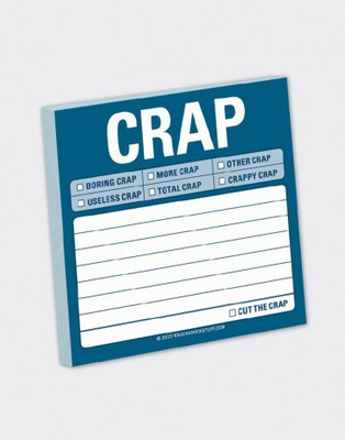 

Mufubu Crap Sticky Paperback Bookmark(Funky, Multicolor)
