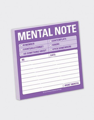 

Mufubu Mental Note Sticky Paperback Bookmark(Funky, Multicolor)