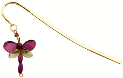 Kanhai Dragonfly Tiny Metal Clip Bookmark(Nature, Purple) Kanhai Dragonfly Tiny Metal Clip Bookmark(Nature, Purple)