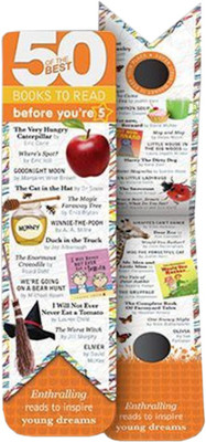

If by Chitra 50 Of The Best Books Bookmark - Before You're 5 Paper Bookmark Bookmark(Readers Delight, Multicolor)