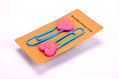 

Enwraps Spiral Heart 4 pcs Metal Clip Bookmark(Cartoon, Multicolor)
