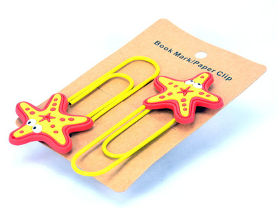 

Enwraps Jellyfish 4 pcs Metal Clip Bookmark(Cartoon, Multicolor)
