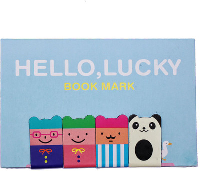 

Fusen Collection MSBKM001-BLU Magnet Bookmark(Hello Lucky, Blue)