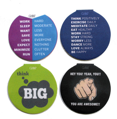 

QuoteSutra Dreamers, Startups & Entrepreneurs Collection of Four Magnetic Bookmarks Bookmark(Inspirational, Black, Green, Blue, Multicolor)
