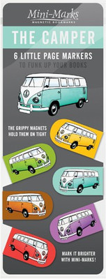 If by Chitra The Camper Mini Marks Magnetic Bookmark(Funky, Multicolor)