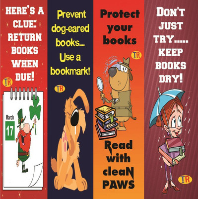 

Thoughtroad Protect Ur Books Paper Bookmark(Humour, Multicolor)
