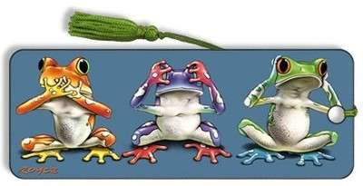 Om Book Shop No Evil Frogs 3D Bookmark(General, Multicolor) available at flipkart for Rs.110