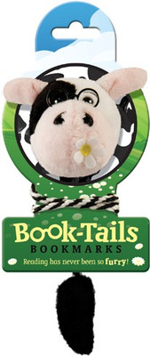 

If by Chitra Tails - Cow Metal Clip Bookmark(Funky, Multicolor)