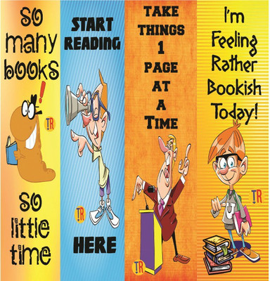 

Thoughtroad One Page At A Time Paper Bookmark(Humour, Multicolour)