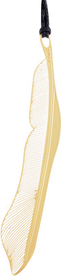 Temple Trees Gold Feather Metal Bookmark Bookmark(General, Gold Plated) available at flipkart for Rs.200