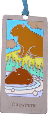 

Temple Trees Capybara Metal Bookmark Bookmark(General, Multicolor)