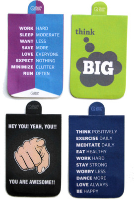 

QuoteSutra Dreamers, Doers & Startups Magnetic Bookmarks Bookmark(Inspirational, Green, Black, Blue, Multicolor)