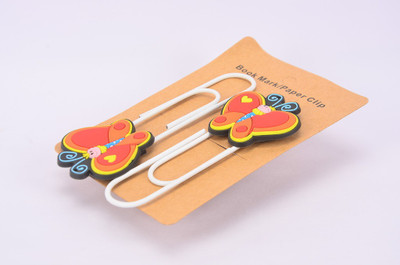 

Enwraps Butterfly Love 4 pcs Metal Clip Bookmark(Cartoon, Multicolor)