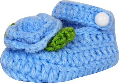 

Ole Baby Booties(Toe to Heel Length - 10 cm Blue)