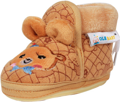 

Ole Baby Booties(Toe to Heel Length - 11 cm Brown)
