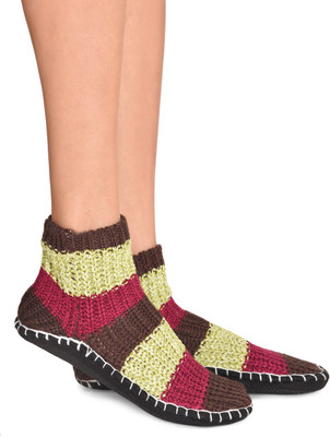 

Senora LBT-4 CHOCO GREEN Booties(Toe to Heel Length - 24 cm Brown)