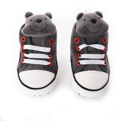 Baby Bucket Booties(Toe to Heel Length - 11 cm Grey)