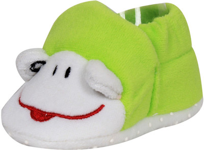 

Ole Baby Booties(Toe to Heel Length - 11 cm Green)