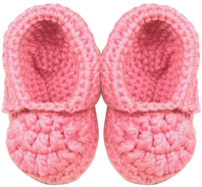 

Kidofy Booties(Toe to Heel Length - 3 cm Pink)