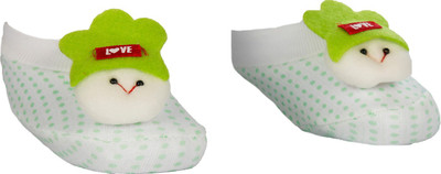 

Cheeseling Booties(Toe to Heel Length - 10 cm Green)