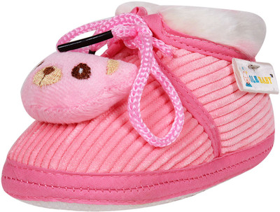 

Ole Baby Booties(Toe to Heel Length - 13 cm Pink)