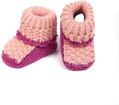 

Babyoodles Booties(Toe to Heel Length - 10 cm Peach)