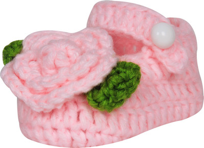 

Ole Baby Booties(Toe to Heel Length - 10 cm Pink)