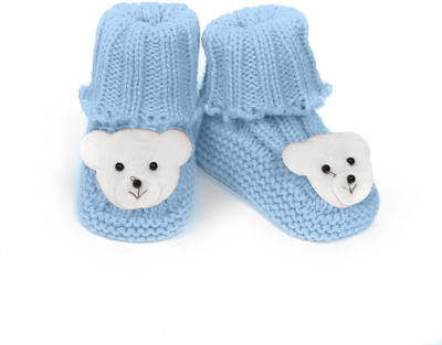 

Babyoodles Booties(Toe to Heel Length - 10 cm Light Blue)