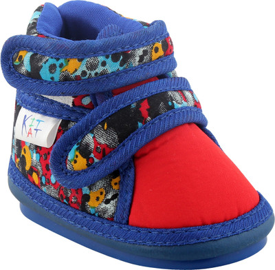 

kitkat Boys & Girls Velcro Casual Boots(Multicolor, Red