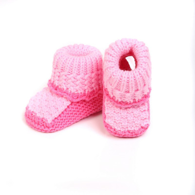 

Babyoodles Booties(Toe to Heel Length - 10 cm Pink)