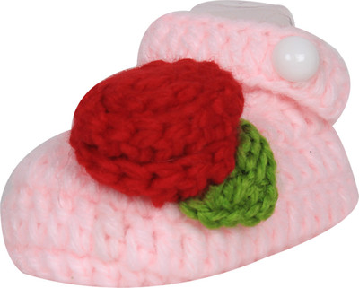 

Ole Baby Booties(Toe to Heel Length - 10 cm Pink)