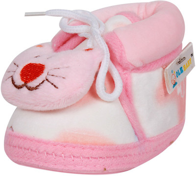 

Ole Baby Booties(Toe to Heel Length - 12 cm Pink)