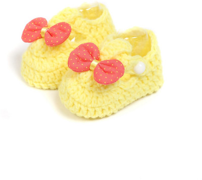 

Babyoodles Booties(Toe to Heel Length - 10 cm Yellow)