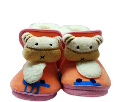 

Pai La Si Booties Booties(Toe to Heel Length - 10 cm Peach)