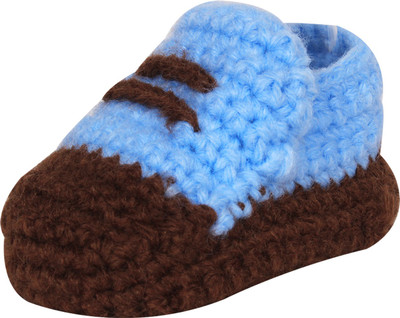 

Ole Baby Booties(Toe to Heel Length - 10 cm Blue)