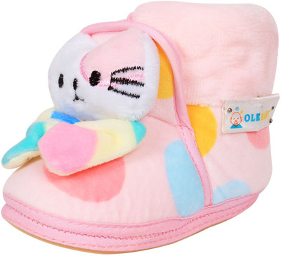 

Ole Baby Booties(Toe to Heel Length - 13 cm Pink)