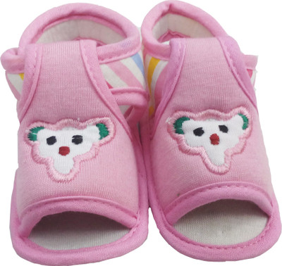 

Squnibee Baby Booties Booties(Toe to Heel Length - 4 cm Blue, Pink,Purple)