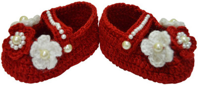 Graykart Booties(Toe to Heel Length - 11 cm Red)