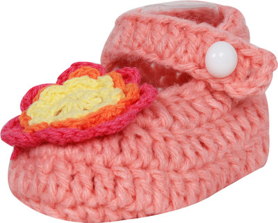 

Ole Baby Booties(Toe to Heel Length - 10 cm Pink)