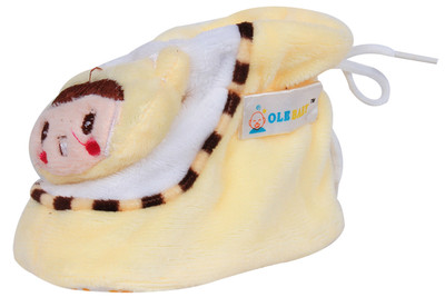 

Ole Baby Booties(Toe to Heel Length - 11 cm Beige)