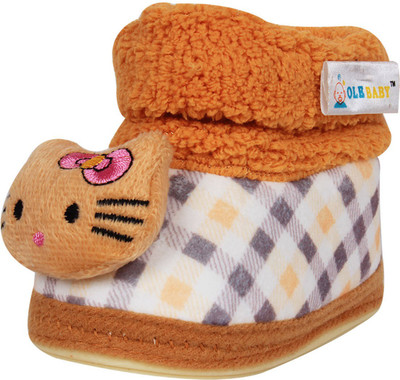

Ole Baby Booties(Toe to Heel Length - 12 cm Brown)
